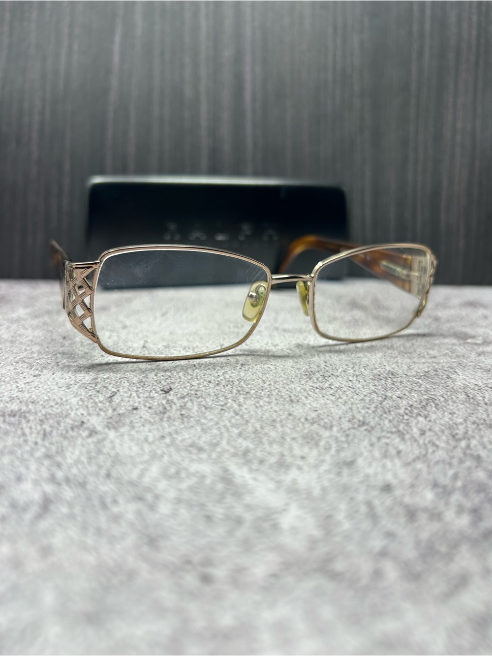 Versace MOD 1160 Eyeglasses 53-16-130 Gold Tortoise Prescription Made in Italy